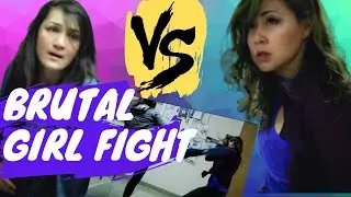 BRUTAL GIRL FIGHT - v2! includes OUTTAKES and COMMENTARY