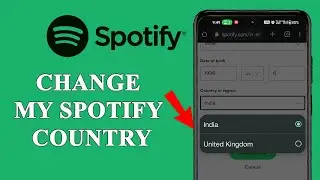 How to change the country on Spotify