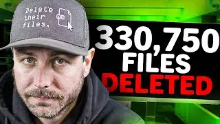 DELETING OVER 300K SCAMMER FILES - PANIC!!!