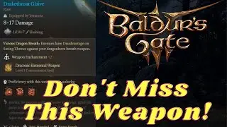 BG3 Tips: This Weapon Can Improve All Of Your Other Weapons! Roah Moonglow Act 2 Moonrise Sells It!