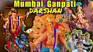 MUMBAI GANPATI DARSHAN | लालबागचा राजा, चिंचपोकळीचा चिंतामणी, गणेश गल्लीचा मुंबईचा राजा, | Vlog 9