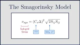 [CFD] The Smagorinsky Turbulence Model (Part 1)