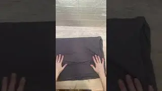 Как сложить футболку 