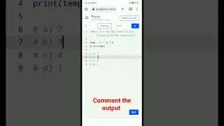 Python interview question 