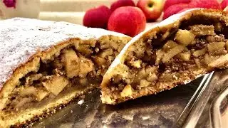 Apple Strudel/Old Recipe! Elmalı Strudel.
