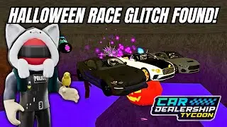🔥Halloween Race GLITCH FOUND in Car Dealership Tycoon! 