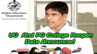 +3 Collage Reopen Date Odisha