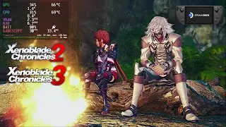Xenoblade Chronicles 2 and 3 Steam Deck Performance Gameplay | Yuzu EA 3567 2023 Steam OS