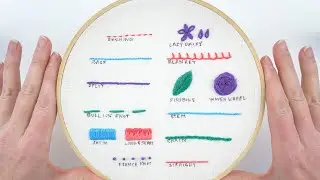 13 Hand Embroidery Stitches for Beginners
