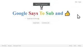 Google says sub and like