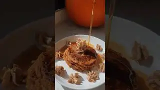Vegan protein Lukes Pumpkin pancakes #gilmoregirls #pumpkin spiceeverything #pumpkin #pancake