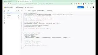 Create a File Directory with Google Apps Script