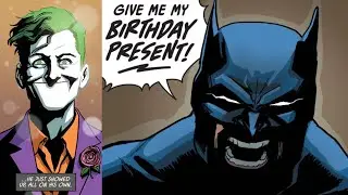 Batman demands his birthday gift