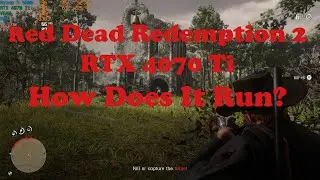 RTX 4070 Ti + Ryzen 5 5600 - 1440p Gaming Benchmark - Red Dead Redemption 2 - DLSS Quality