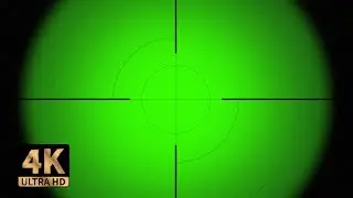 FREE PRECISE SNIPER SCOPE 4K Realistic Green Screen Chromakey Call of duty نطاق قناص تعيين