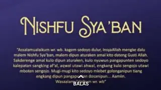 Amalan - amalan dimalam nifsu Syahban