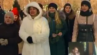 Песенный флешмоб! Алчевск.  Чувака проняло!