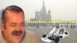 By night 🪆 Moscow on ninebot 😂 