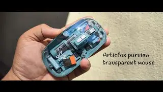 Silent unboxing of Articfox Purview transparent mouse