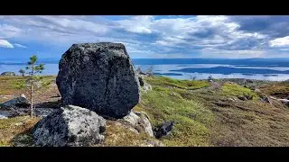 Прогулка на гору Волосяная около города Кандалакша