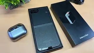 SAMSUNG Z Flip 6 | Crafted Black | Quick Unboxing #crafted #black #samsungexclusive