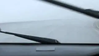 Туман. Дорога Бугульма Бавлы