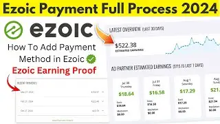 How To Add Payment Method in Ezoic | Ezoic Earning Proof | Ezoic Payment Full Process