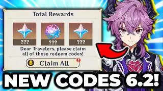 ANOTHER FREE PRIMOGEM, PULL FOR DURIN | Genshin 6.2 Codes, Genshin Redeem Code, Durin Genshin Impact