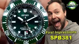 NEW Seiko Prospex 200m Automatic Diver's GMT - SPB381/SBEJ009 - First Impressions and specs