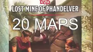 20 Maps for Lost Mine of Phandelver D&D 5e Tabletop Simulator