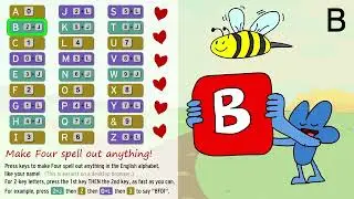 (for @The_Real_Wubbzy) got Four to spell Wubbzy's name!