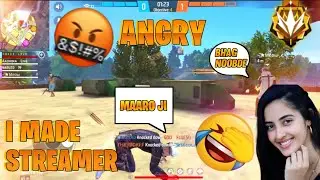 ANGRY YOUTUBER 🤬WITH CUTE GIRL 🤣 FUNNY REACTION 😁CS GRANDMASTER PUSH HIGHLIGHTS : RYSAAS | FREEFIRE