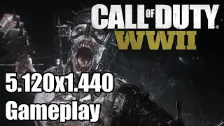 Call of Duty WWII Zombies Ultrawide Gameplay [5120x1440] [32:9]