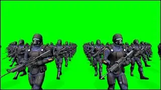 Green screen | Army parade green screen effect 