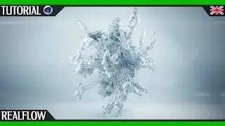 Mograph with Realflow Cinema 4D | Thinking Particles | English Tutorial motion design