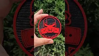 Honda Хонда эмблема, шильд. Напечатано на 3д принтере #3дпечать