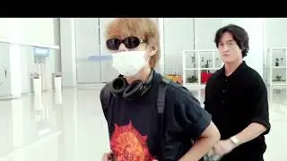 Taehyung (V) airport departure🛫 at Incheon airport || #taehyung #v #bts