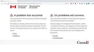 How to fix the login error on Service Canada's website