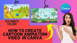 How To Create Cartoon Animation Video  In Canva For Free| کارٹون ویڈیو بنانا سیکھیں|#canva#animation