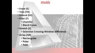 AutoCAD "Arabic Tutorial for beginners" Lecture 3 "Modify-part 2" - شرح اتوكاد للمبتدئين، المحاضرة 3