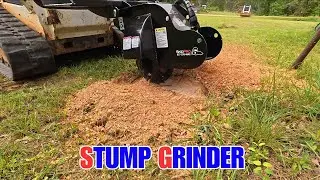 Grinding Stumps With My New SkidPro Stump Grinder