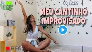CANTINHO DE GRAVAÇÃO IMPROVISADO