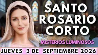 SHORT HOLY ROSARY for Today Thursday, September 3, 2026🌟Luminous Mysteries🌟Today's short rosary🙏🏼