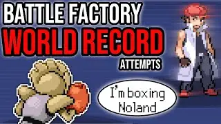 NOLAND CANT HANG? Battle Factory WORLD RECORD Attempts! | Pokemon Emerald