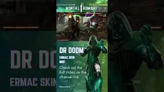 Mortal Kombat 1 Dr Doom Skin for Ermac mod Gameplay #mortalkombat
