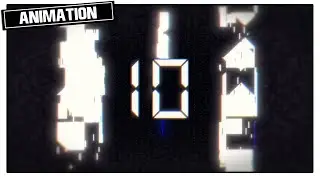 GLITCH COUNTDOWN TIMER | 1-10 SECOND | FREE BACKGROUND ANIMATION OVERLAY [CCM]
