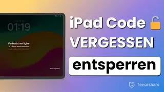 iPad Code vergessen? iPad entsperren ohne Code🔑🔓 [2025] iPad nicht verfügbar - Sicherheitssperre
