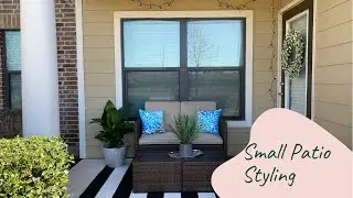 My Top 4 Tips for Styling a Small Patio| Decorating Ideas|Yitahome