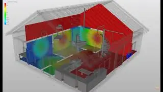 Ventilation within a small cottage with a mansard - video 1