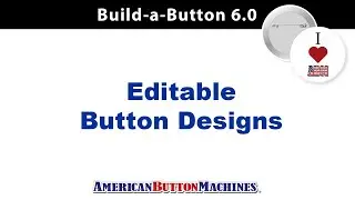 Editable Button Design Instructional Video